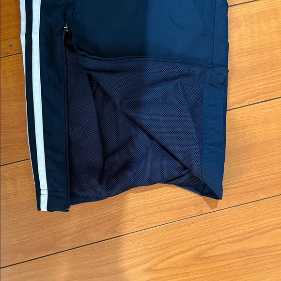 Adidas Dark Blue Joggers with White Stripes - Picture 4 of 5